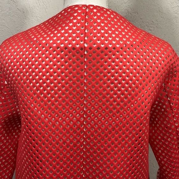 CLOVER CANYON - BRIGHT TANGERINE FULL ZIP - SLIGHT A-LINE DESIGN & MORE - B3 - Picture 5 of 14